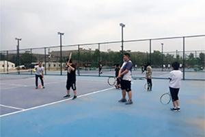 北京明诚外国语学校网球场